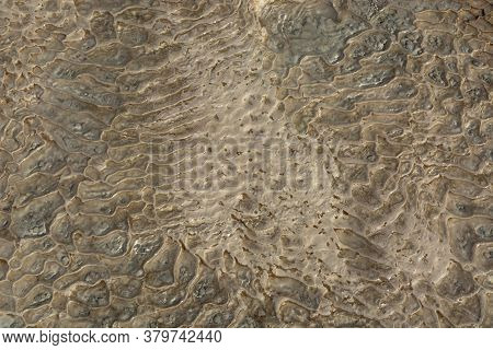 The Surface Of The Limestone In The Form Of Intricate Patterns. The Texture Is Made By Flowing Water
