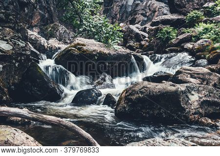 Aber Falls Or In Welsh Rhaeadr Fawr Is Waterfall Located About Two Miles South Of The Village Of Abe