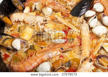 Paella riso