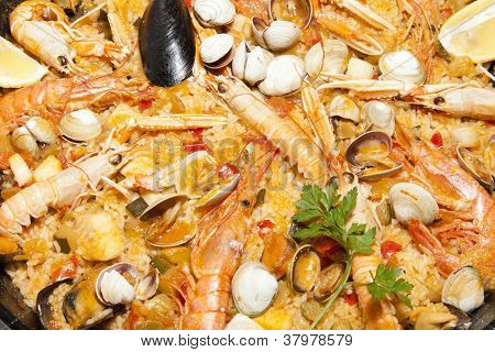 Paella riso