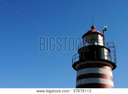 Faro di West Quoddy, Lubec Maine, Stati Uniti
