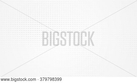 Dot White Gray Pattern Gradient Light Texture Background. Abstract  Technology Big Data Digital Back