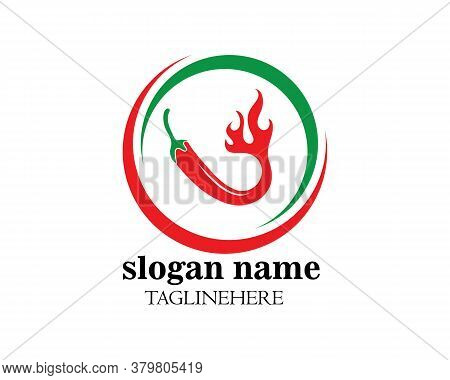 Chili Logo Vector Template Design