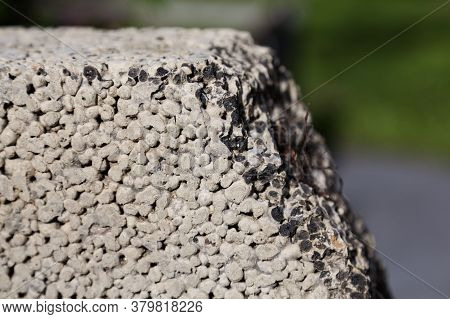 A Broken Leca Block Seen From The Side