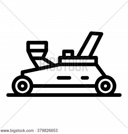 Wheels Jack Screw Icon. Outline Wheels Jack Screw Vector Icon For Web Design Isolated On White Backg