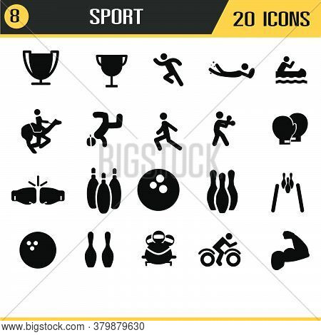 Vector Icons Of Sport