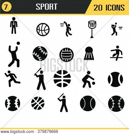 Vector Icons Of Sport