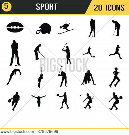 Vector Icons Of Sport