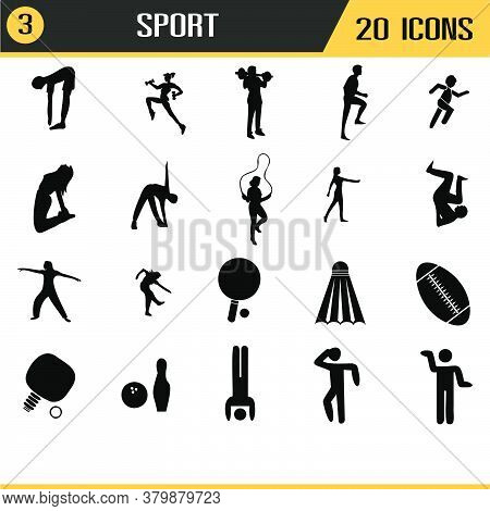 Vector Icons Of Sport