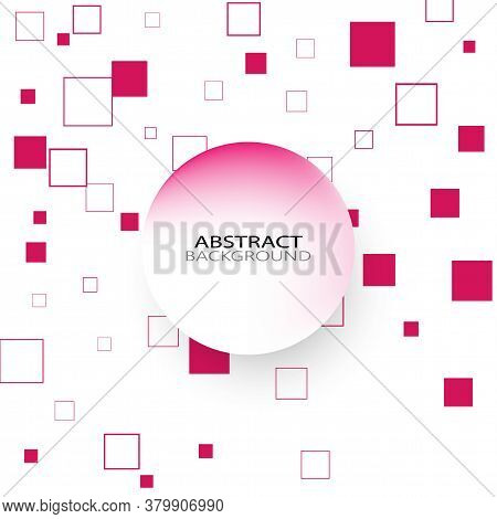Sguare Geometric Pattern. Fashion Graphic Background Design. Modern Stylish Abstract Texture.