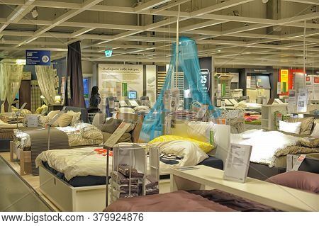 26,12,2013 Russia, St. Petersburg  A Sample Of The Interior In Ikea Store, Samara. Ikea Was Founded 