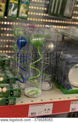 Finland, Imatra 12,05,2015 Light Bulbs For Sale In The Supermarket