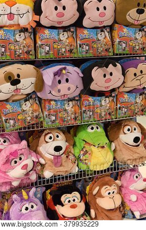Czech Republic, Prague 15,03,2016 Toys On Shelves In A Children's Store