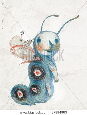 caterpillar carino