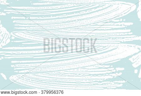 Grunge Texture. Distress Blue Rough Trace. Bizarre Background. Noise Dirty Grunge Texture. Ravishing