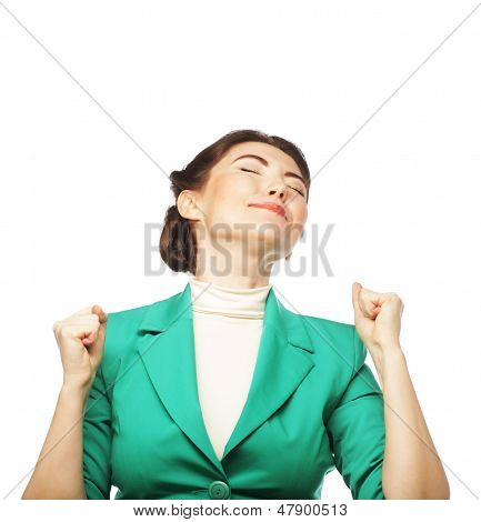 Portrait Of Happy Young Business Woman