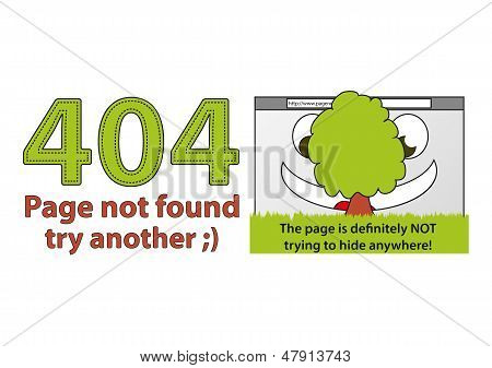 Zabawny błąd 404 - nie znaleziono strony