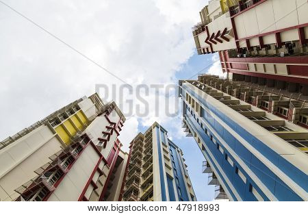 Urbanización colorido