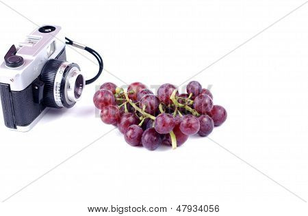 red ripe grape