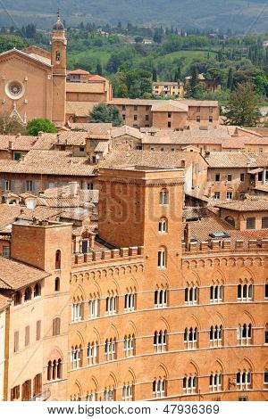 Glimpse Of Siena In Italy