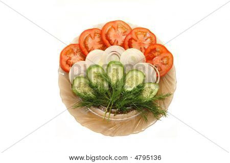 Piastra con verdure