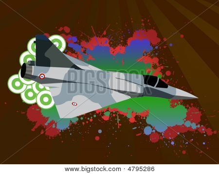 Abstract Airplane