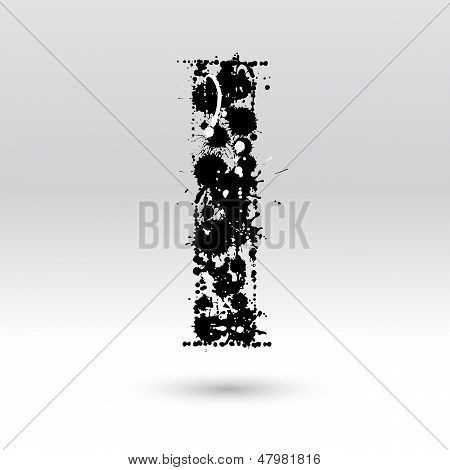 Brief die ik gevormd door Inkblots