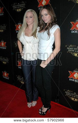 Kendra Wilkinson and Brittany Binger  at 'The Most Interesting Show in the World'. Music Box, Hollywood, CA. 10-10-08
