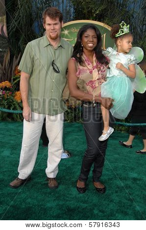 Nicki Micheaux and family  at the Premiere Screening of Disney's 'Tinker Bell' DVD. El Capitan Theatre, Hollywood, CA. 10-19-08