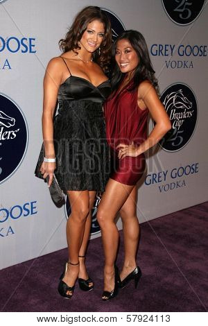 Eva Torres and Lena Yada  at the 2008 Breeders' Cup Winners Circle Gala. Hollywood Palladium, Hollywood, CA. 10-23-08