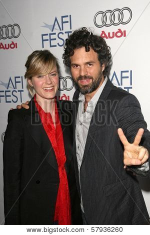 Sunrise Coigney and Mark Ruffalo  at the 2008 AFI Fest Special Screening of 'The Brothers Bloom'. Arclight Hollywood, Hollywood, CA. 11-03-08