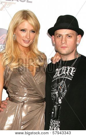 Paris Hilton and Benji Madden  at a Special Screening of 'Quantum of Solace'. Sony Pictures, Culver City, CA. 11-13-08