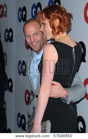 Jason Statham and Natalya Rudakova  at the 2008 GQ 'Men of the Year' Party. Chateau Marmont Hotel, Los Angeles, CA. 11-18-08