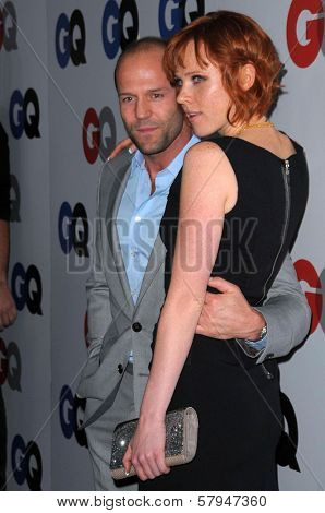 Jason Statham and Natalya Rudakova  at the 2008 GQ 'Men of the Year' Party. Chateau Marmont Hotel, Los Angeles, CA. 11-18-08