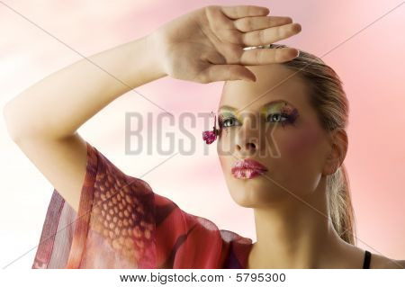 Butterfly make-up