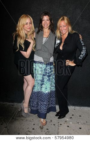 Jennifer Blanc, Caitlin Keats, Lorraine Ziff at the wrap party for the upcoming 