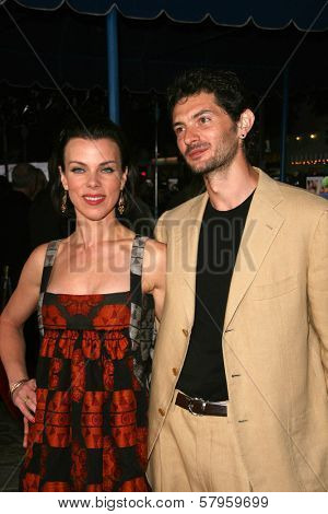 Debi Mazar and husband Gabriele  at the Los Angeles Premiere of 