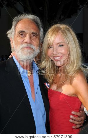 Tommy Chong and Shelby Chong  at the 2008 ALMA Awards. Pasadena Civic Auditorium, Pasadena, CA. 08-17-08