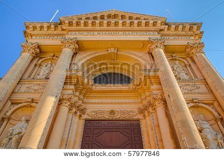 Xewkija Church Low Angle
