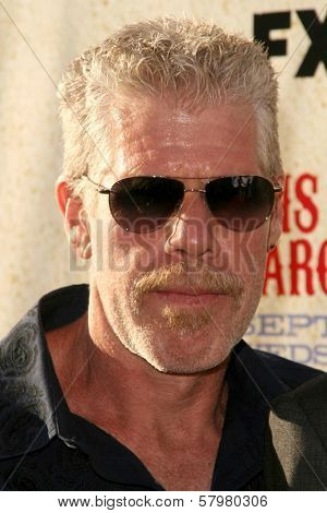 Ron Perlman  at the Premiere Screening of 'Sons of Anarchy'. Paramount Theater, Hollywood, CA. 08-24-08