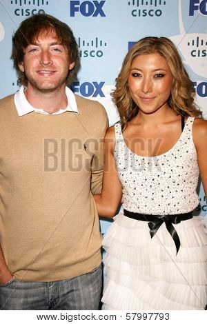 Fran Kranz and Dichen Lachman  at the Fox Eco Casino Party. London West Rooftop, Hollywood, CA. 09-08-08