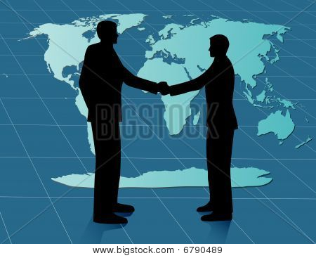 จัดการธุรกิจของโลก--ภาพเวกเตอร์