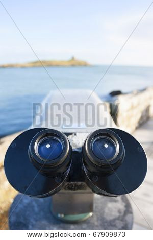 Binoculars By The Sea