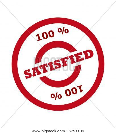 100 Procent Sastisfied pieczęć