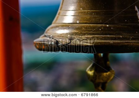 Campana con un close-up crepa