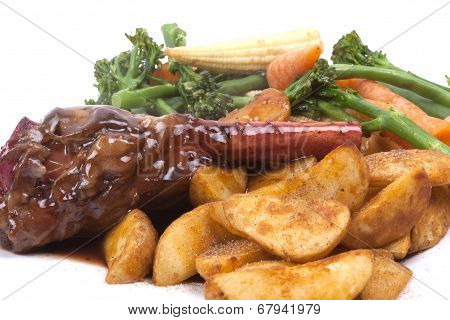 Lamb Shank With Vegetable