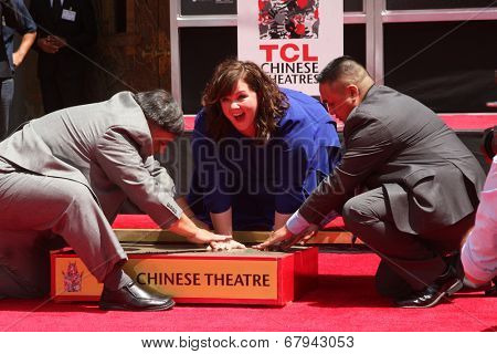 LOS ANGELES - JUL 2:  Melissa McCarthy at the Melissa McCarthy Hand and Footprint Ceremony at the TCL Chinese Theater on July 2, 2014 in Los Angeles, CA
