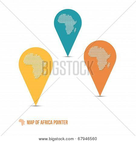 Map Of Africa Pointer