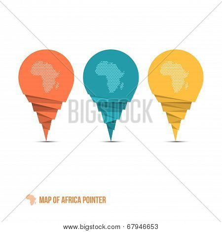 Map Of Africa Pointer