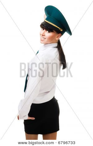 Позитивные таможенного контроля женщина